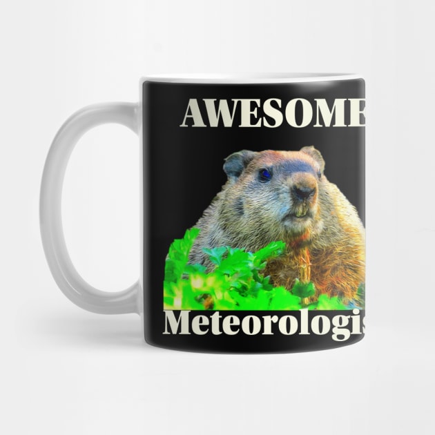 Groundhog Day Meteorologist by KathyG'sArt